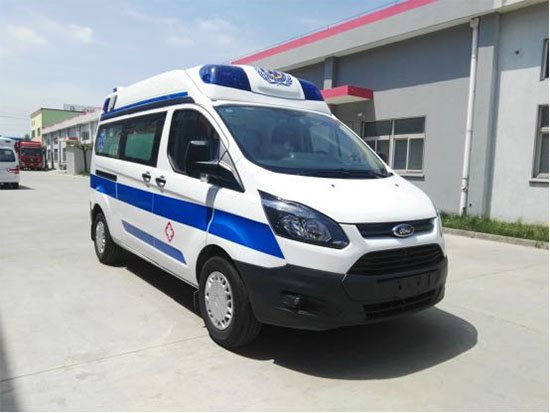 福特全順V362自動檔一體化監護型救護車